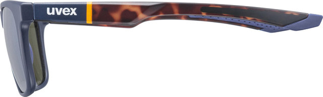 uvex Lunettes de Sport LGL 42 - blue mat-havanna/litemirror silver