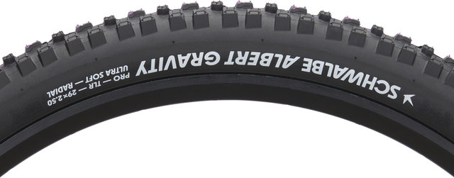 Schwalbe Albert Evolution Gravity Radial ADDIX Ultra Soft TLR 29" Faltreifen - schwarz/29 "/63 mm/63-622/2.5 "