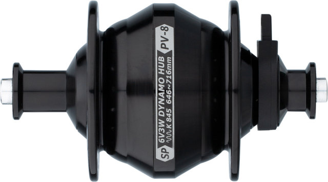 Shutter Precision Moyeu à Dynamo PV-8 V-Brake - schwarz | 32