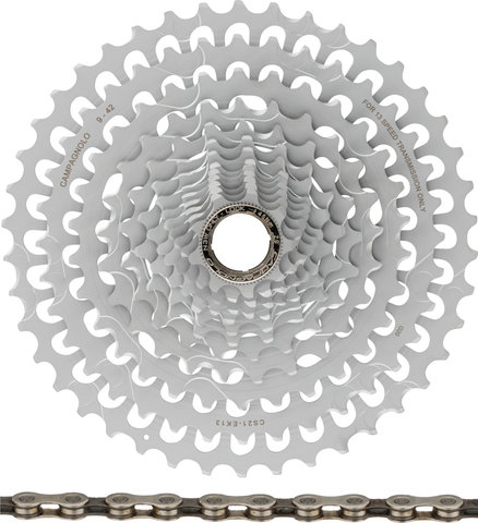 Campagnolo Groupe Ekar 13 vitesses 38 avec frein à disque - schwarz | Campagnolo N3W | 9-42 | Campagnolo N3W | aucun | 172,5 mm | 38
