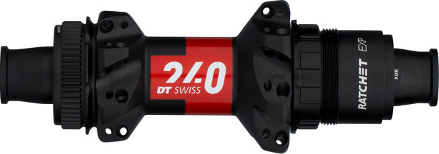 DT Swiss Buje RT 240 Straightpull Road Disc Center Lock - negro/SRAM XDR/28/SRAM XDR