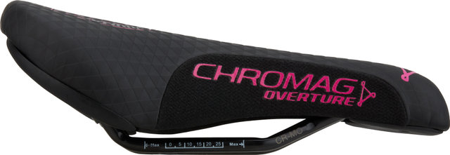 Chromag Overture Sattel - black-pink/243 mm/136 mm