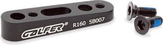 GALFER Disc Brake Adapter for 140/160 mm Disc - black | rear