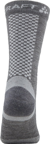Craft Warm Mid Socken 2er Pack - granite-platinum | 40 - 42