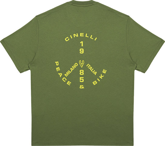 Cinelli Camiseta Peace & Bike 85 - green/M