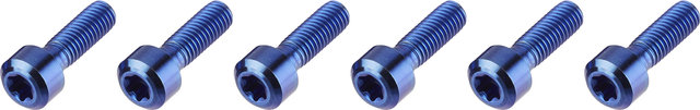 OAK Components Titanium Bolts for Eternal Stem - blue