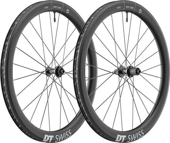 DT Swiss Set de Roues GRC 1400 DICUT 50 Disc Center Lock 28" - noir/142 mm/100 mm/28"/Shimano Route/100 mm/100 mm/142 mm