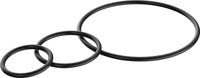 Knog Cobber Strap Set (kurz, medium, lang) Ersatzstrapset - schwarz