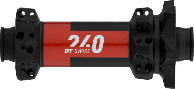 DT Swiss 240 Straight Pull MTB Boost 6-Bolt Disc Front Hub - black/28