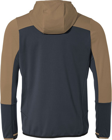 VAUDE Mens Monviso Hooded Grid Fleece Jacket - oat/M