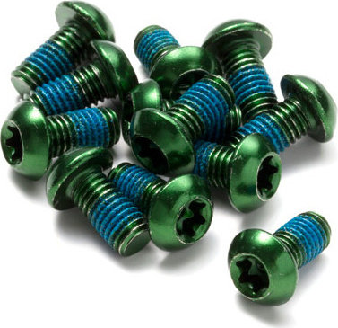 REVERSE Components Befestigungsschrauben Stahl für Bremsscheiben - green