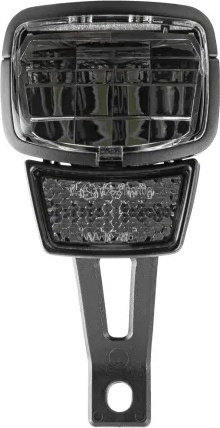 Axa Luz delantera NXT 130 E6-12V con aprobación StVZO - negro