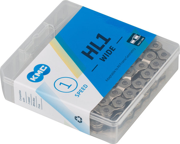KMC Chaîne HL1 Wide 1 vitesse - silver/100