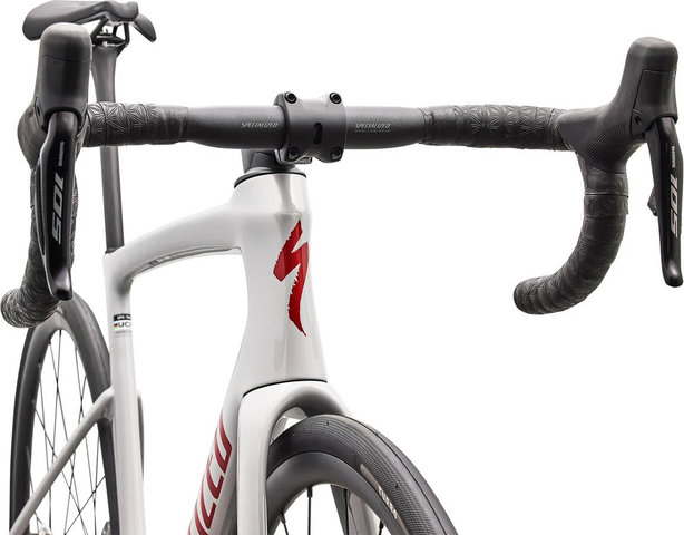 Specialized Tarmac SL9 Comp DI2 28" Carbon Rennrad - gloss dolomite metallic-cayenne metallic | M | 28"