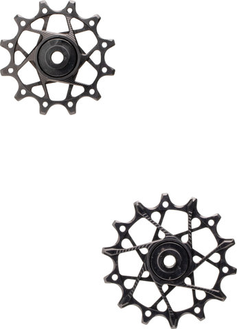 Garbaruk Juego de Poleas 12 + 14 Dientes para SRAM 11-/12-Velocidades - black | 12 dientes (rueda guía), 14 dientes (rueda tensora)