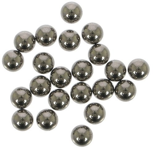 3/16" Steel Balls for Front Cone Bearings - silver/3/16"