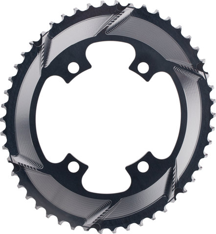absoluteBLACK Plato Oval Road Silver Series 110/4 para Shimano Dura-Ace 9000 - grey/50 