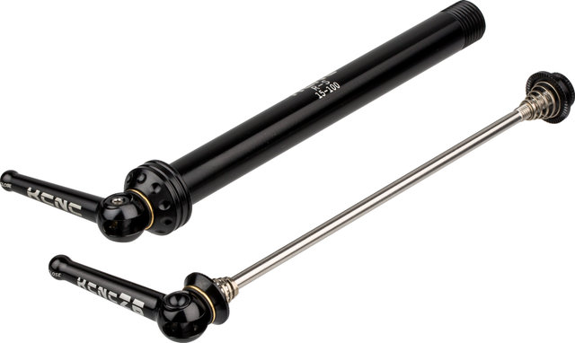 KCNC Steckachse VR 15 mm für Fox Racing Shox+Z6 KQR - black/Satz (VR + HR)