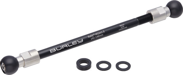 Burley Eje pasante Ballz para Coho XC - negro | 12 x 148 mm, 1,0 mm, 174 mm