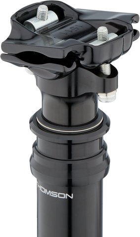 Thomson Covert Black 125 mm Sattelstütze - schwarz/0 mm/27,2 mm/1-fach/380 mm