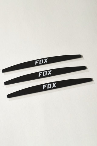 Fox Head Mud Guards pour Lunettes Vue – Lot de 3 - black Fox Head Mud Guards pour Lunettes Vue – Lot de 3 - black