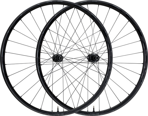 Easton EC70 AX Disc Center Lock Carbon 28" Wheelset - gloss carbon/28" set (front 15x100 + rear 12x142) Shimano
