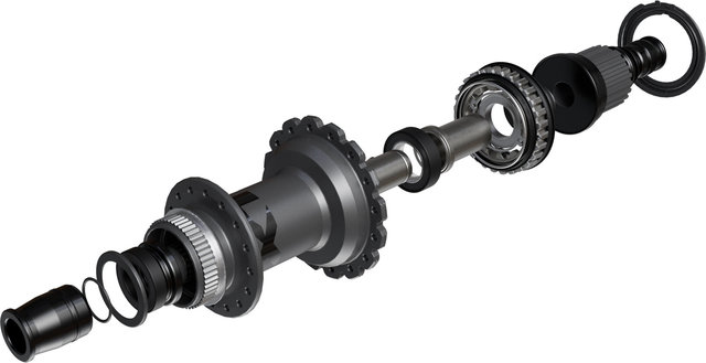 Shimano Moyeu Arrière XTR FH-M9210-B - noir | Shimano Micro Spline | 32 | Axe Traversant 12 mm
