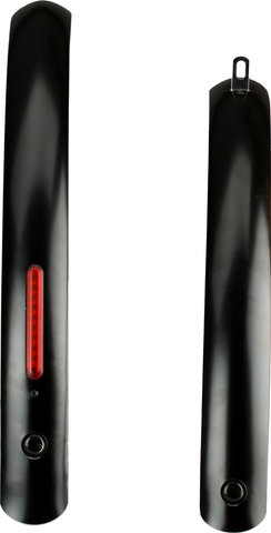 Curana Ensemble de garde-boue C-Lite avec feu arrière intégré avec homologation StVZO - noir/50 mm / 28"