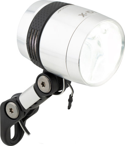 busch+müller Lumotec IQ-X T SensoPlus LED Front Light - StVZO Approved - silver