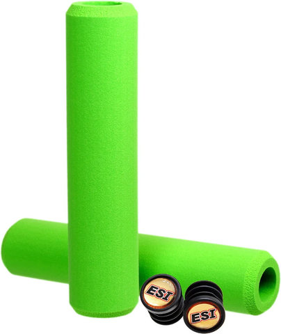 ESI Extra Chunky Silicone Handlebar Grips - green | 130 mm