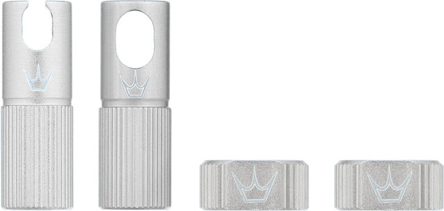Peaty's Chris King Edition MK2 Tubeless Ventil Ersatzteil-Set - silver/SV