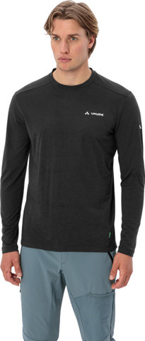 VAUDE Shirt Sveit LS II - black-white/XXL