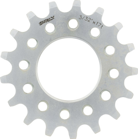 Surly Piñón de pista SingleSpeed 3/32" - plata/17 dientes