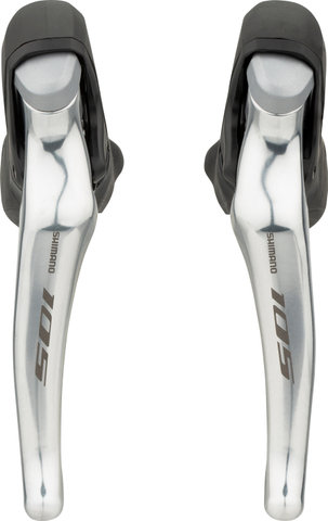 Shimano 105 front+rear set shift/brake levers STI ST-R7000 2x/11-speed - spark silver