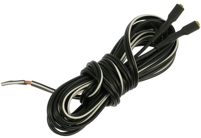 busch+müller Cable de faros - negro-blanco/1850 mm