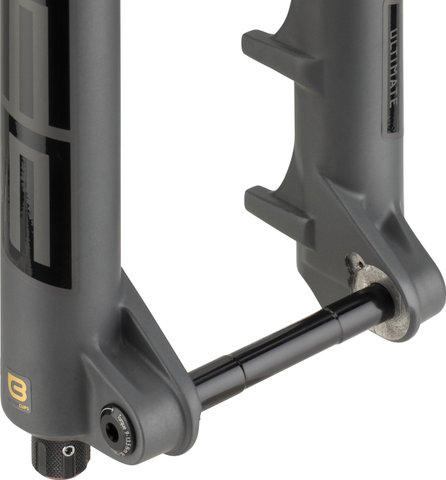 RockShox Fourche à suspension ZEB Ultimate Charger 3.0 RC2 29" - Emballage d'at - slab grey-matte | 160 mm | 110 mm | 1 1/8" - 1,5" tapered | Axe Traversant 15 mm | 44 mm | 29"