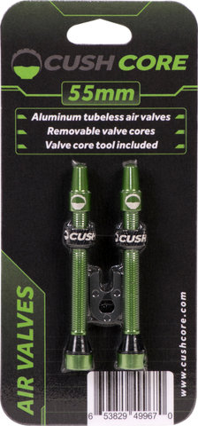 CushCore Set de Valves Tubeless - green