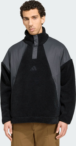 adidas Outdoor Suéter TERREX Xploric Half-Zip Snap Fleece - black | M