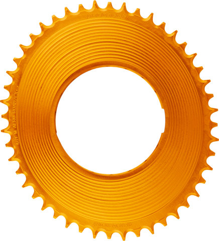Garbaruk Plato Thread Mount para SRAM RED XPLR AXS PM Oval - naranja/48/48 