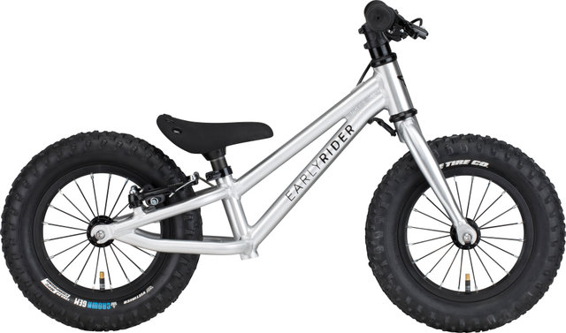 EARLY RIDER Big Foot 12" Kinder Laufrad - brushed aluminium/12"