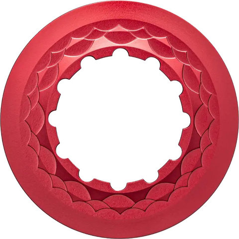 absoluteBLACK Bague de Verrouillage Center Lock Ultimate Road 12 mm - red