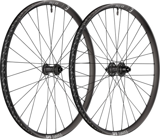 DT Swiss Juego de ruedas EX 1700 Spline 30 Disco Center Lock 29"/27,5" - negro | Shimano Micro Spline | 29" (delantero), 27,5" (trasero) | Boost | 110 mm | 148 mm | Boost