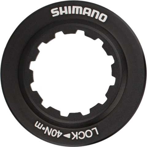 Shimano Bremsscheibe RT-MT900 Center Lock Innenverzahnung für XTR / Dura-Ace - silber-schwarz/180 mm