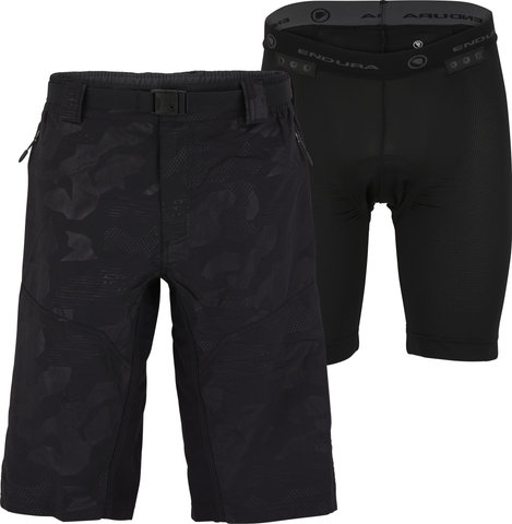 Endura Hummvee Shorts w/ Liner Shorts - black-camo/M
