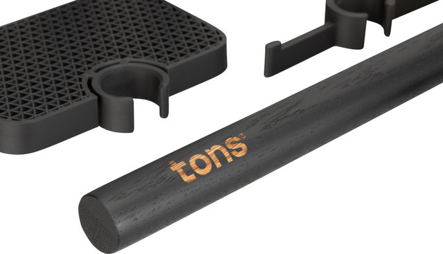 Tons Soporte de pared Rack D Tons - black mate