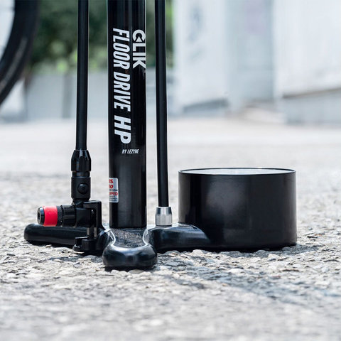 Lezyne CLIK Drive HP Standpumpe - schwarz