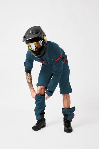 dirtlej dirtsuit SFD edition v4 - greenblue cherry/L
