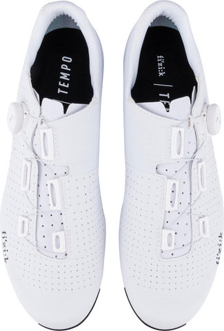 Fizik Chaussures de route Tempo Decos Carbon - white-white/42