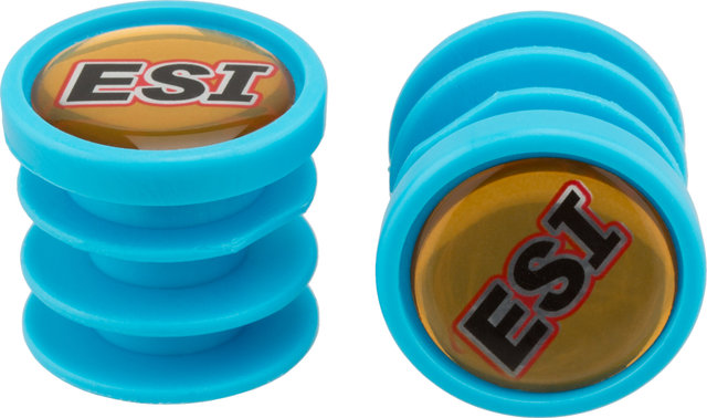 ESI Embouts de Guidon Bar Plugs - aqua