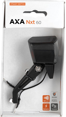 Axa Luz delantera LED NXT 60 Switch con aprobación StVZO - negro